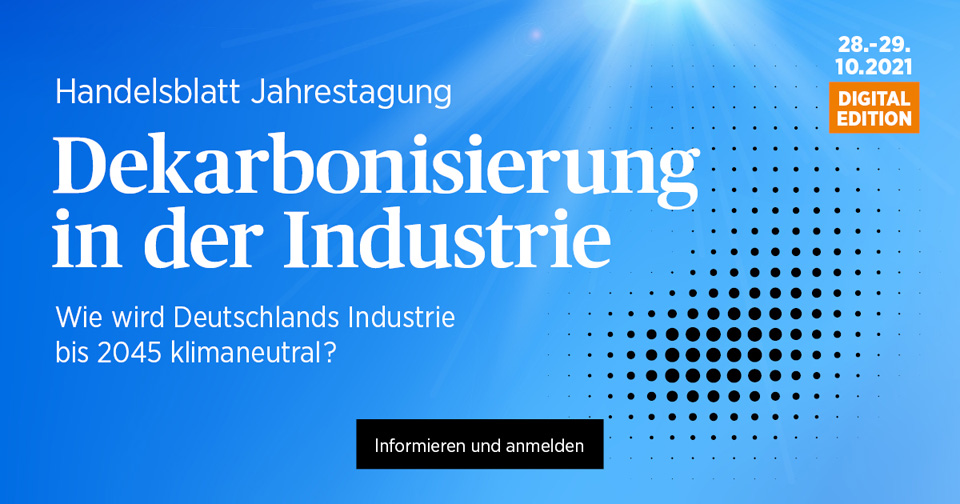 Bildmotiv Handelsblatt Jahrestagung Industrie 2021